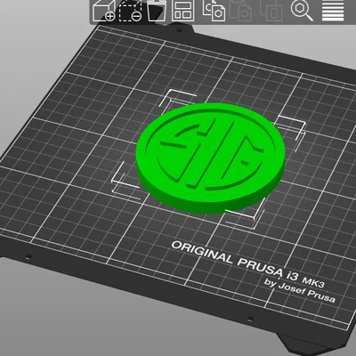 Mô hình 3D logo SIG Sauer - Thiết kế sắc nét cho người đam mê