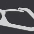 Móc khóa đa năng tiện lợi - Mẫu in 3D carabiner đơn giản - Thumbnail 2
