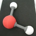Mô hình phân tử H2O (Ball-and-Stick) - Thumbnail 1