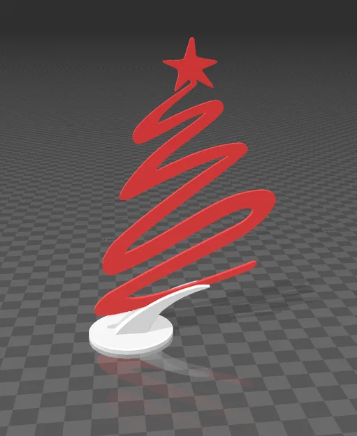 Mô hình cây thông Noel cách điệu in 3D trang trí bàn làm việc - Image 2