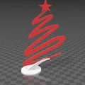 Mô hình cây thông Noel cách điệu in 3D trang trí bàn làm việc - Thumbnail 2