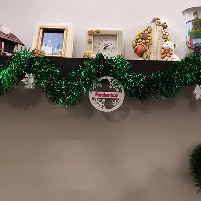 Decoro per Natale – Đồ trang trí Noel tuỳ chỉnh tên