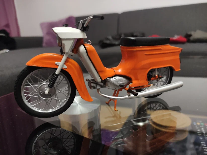 Mô hình 3D Jawa 50/21 Pionyr tỉ lệ 1/10 (SLA/DLP) - Image 2
