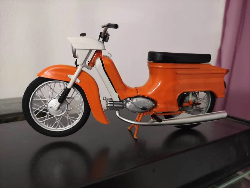 Mô hình 3D Jawa 50/21 Pionyr tỉ lệ 1/10 (SLA/DLP) - Image 3