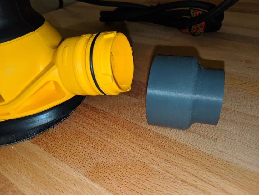 Adapter Dewalt Orbital Sander cho ống Shop Vacuum (1.25") - Image 2