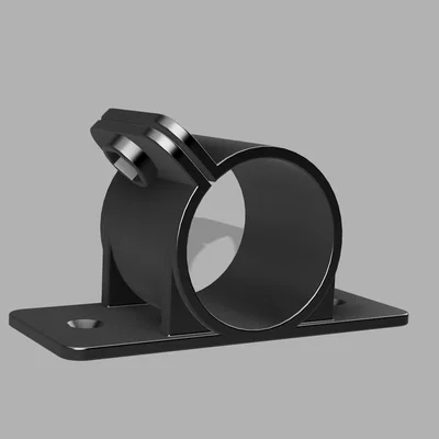 Ngàm giữ ống hút bụi linh hoạt 40mm - Phụ kiện 3D tiện ích cho xưởng