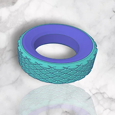 Fidget Ring: Mẫu nhẫn xoay 3D giải tỏa căng thẳng siêu tốc