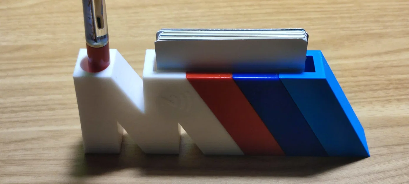 Kệ đựng card & bút logo BMW M có khe gắn thẻ NFC - Image 2
