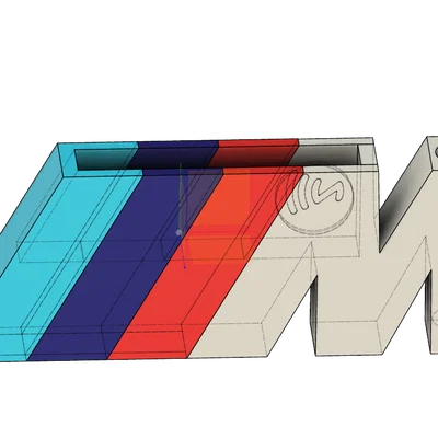 Kệ đựng card & bút logo BMW M có khe gắn thẻ NFC