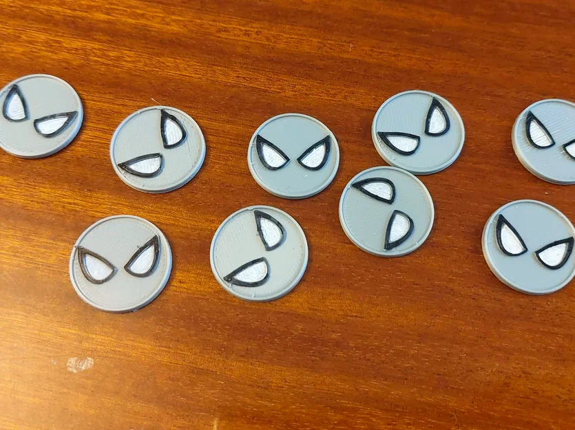 Mô hình Token Spiderman - Phụ kiện trang trí và chơi game cực chất - Image 3