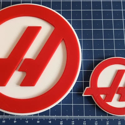 Mô hình logo Haas trang trí tích hợp nam châm cực chất cho fan F1
