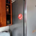 Mô hình logo Haas trang trí tích hợp nam châm cực chất cho fan F1 - Thumbnail 3