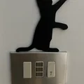 Silhouette mèo dán lên công tắc đèn - Thumbnail 2