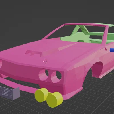 Mô hình vỏ xe RC Buffalo GTA San Andreas tỉ lệ 1:10