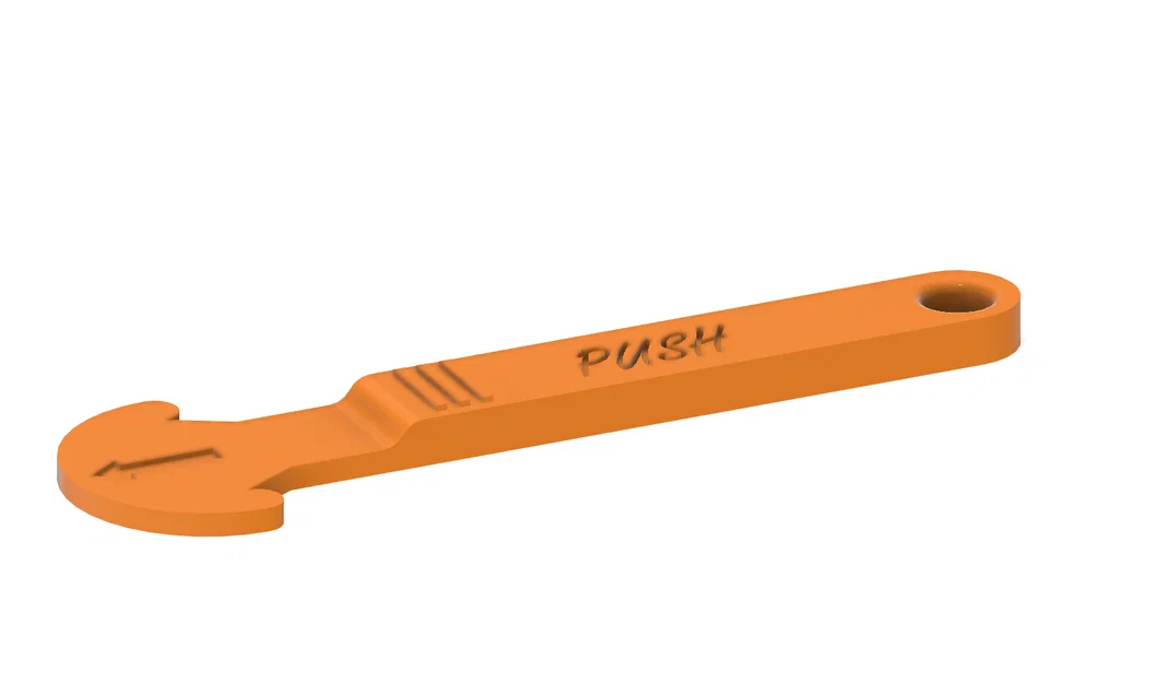Chìa khóa mở xe đẩy siêu thị in 3D tiện lợi - Image 2