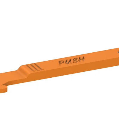 Chìa khóa mở xe đẩy siêu thị in 3D tiện lợi
