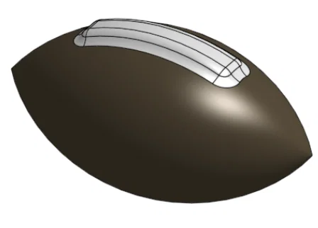 Mô hình quả bóng bầu dục mini (Mini Football) để bàn độc đáo - Image 1