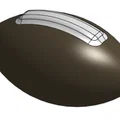 Mô hình quả bóng bầu dục mini (Mini Football) để bàn độc đáo - Thumbnail 1