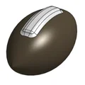Mô hình quả bóng bầu dục mini (Mini Football) để bàn độc đáo - Thumbnail 2