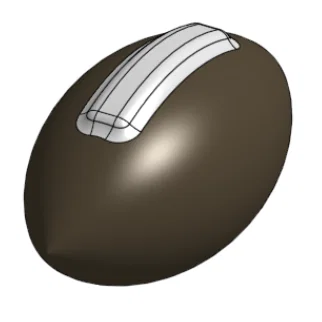Mô hình quả bóng bầu dục mini (Mini Football) để bàn độc đáo