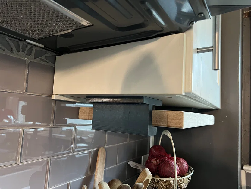 Giá Treo Thớt Dưới Tủ Bếp (Under Cabinet Cutting Board Holder) - Image 3