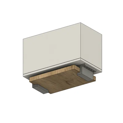 Giá Treo Thớt Dưới Tủ Bếp (Under Cabinet Cutting Board Holder)