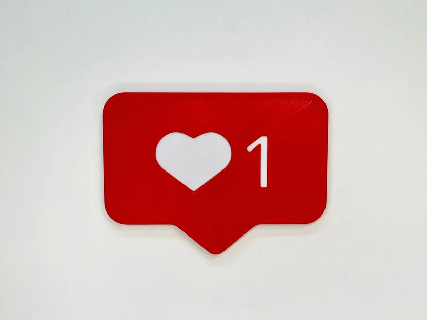 Nút thả tim phong cách Instagram - Mô hình 3D trang trí độc đáo - Image 2