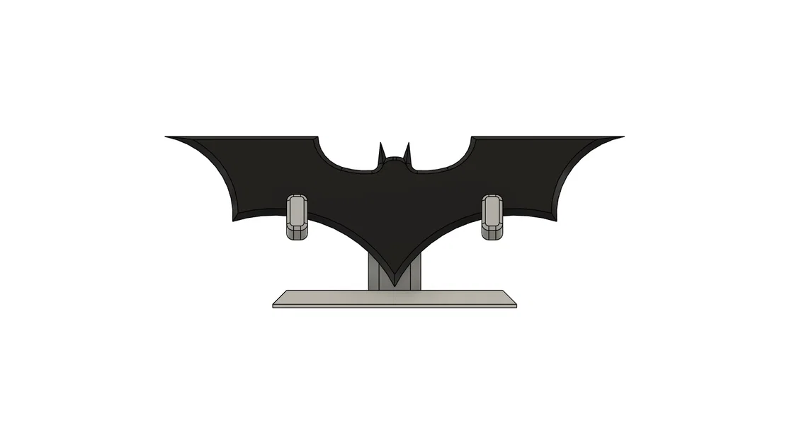 Mô hình Batarang Batman kèm giá đỡ trưng bày in 3D - Image 2
