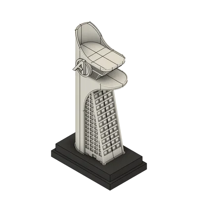 Mô hình tháp Avengers Tower trang trí bàn làm việc cực chất