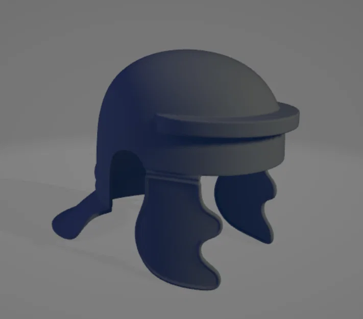 Mô hình mũ giáp lính La Mã (casco leguionario romano) in 3D - Image 1