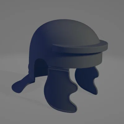 Mô hình mũ giáp lính La Mã (casco leguionario romano) in 3D