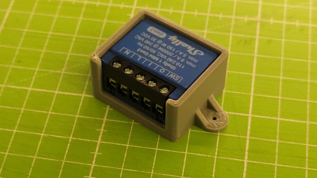 Khung gắn tường 3D cho Shelly 1 Mini Gen3 - Gọn gàng và chuyên nghiệp - Image 2