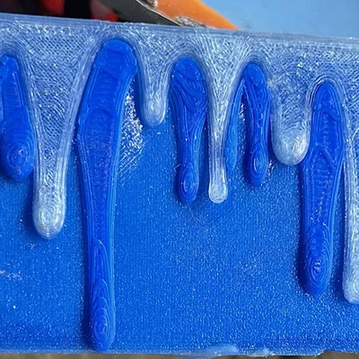 Mô hình trang trí 3D hiệu ứng chất lỏng nhỏ giọt 2 lớp độc đáo