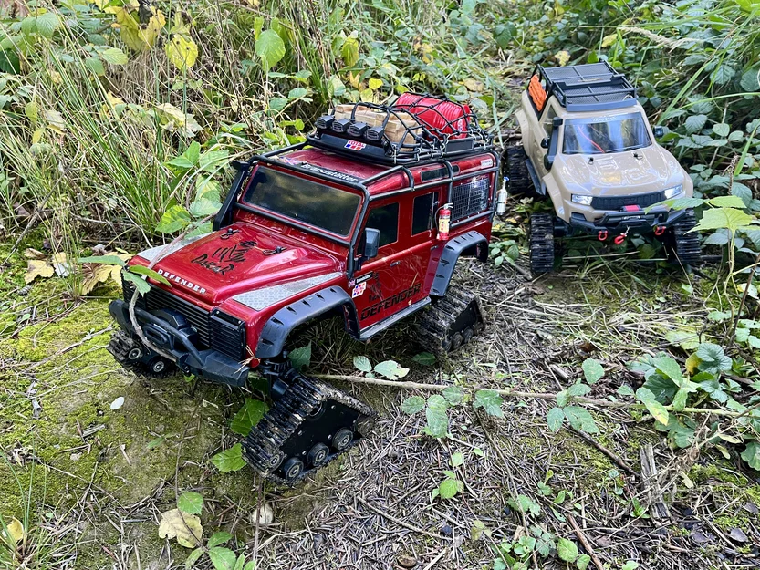 Traxxas TRX4 Chain Drive/Track Drive (All-Terrain Traxx) in 3D - Image 2