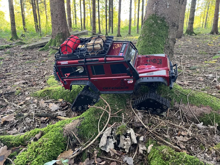Traxxas TRX4 Chain Drive/Track Drive (All-Terrain Traxx) in 3D - Image 3