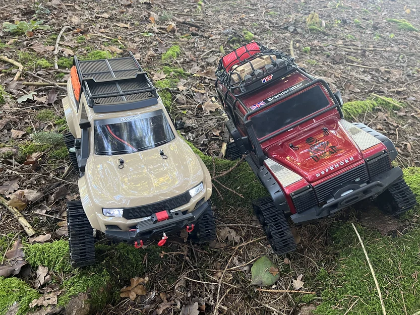 Traxxas TRX4 Chain Drive/Track Drive (All-Terrain Traxx) in 3D - Image 4