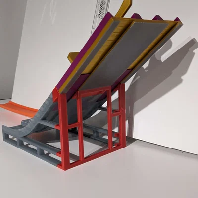 Ramp Hot Wheels và Cổng Xuất Phát Nhả Nhanh