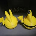 Mô hình 3D Pokeball Pikachu - Thiết kế tùy biến độc đáo - Thumbnail 5