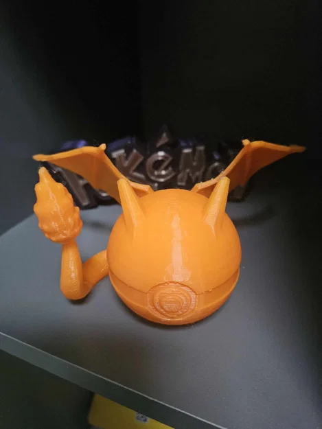 Mô hình Pokeball chủ đề Charizard độc đáo - Tự in 3D tại nhà - Image 5