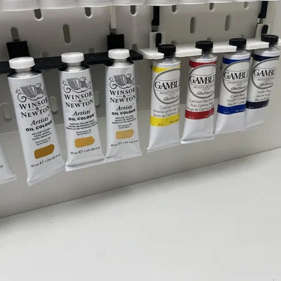 Giá đỡ ống màu sơn dầu cho bảng treo tường Skadis chuyên dụng