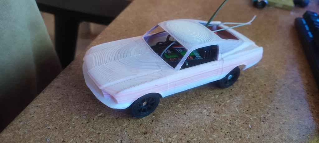 Thân xe MiniZ Ford Mustang 1967/68 Fastback (Sportroof) - Image 1