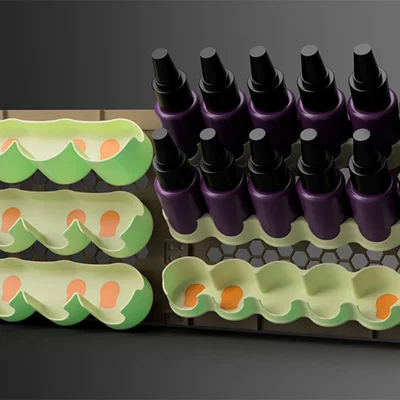 Ngàm giữ Tamiya 23ml, AlphaAir và Pro Acryl cho Modular Paint Rack của mình