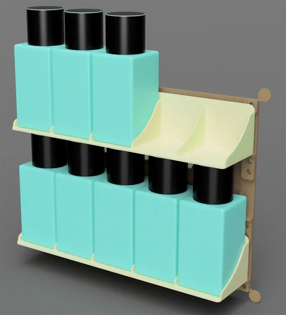 Ngàm giữ Tamiya 23ml, AlphaAir và Pro Acryl cho Modular Paint Rack của mình - Image 3