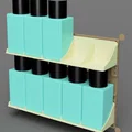 Ngàm giữ Tamiya 23ml, AlphaAir và Pro Acryl cho Modular Paint Rack của mình - Thumbnail 3