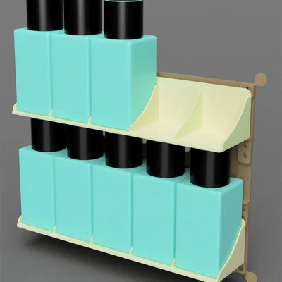 Ngàm giữ Tamiya 23ml, AlphaAir và Pro Acryl cho Modular Paint Rack của mình