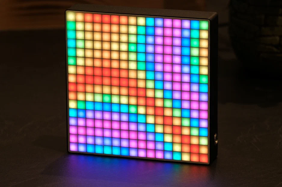 Led Matrix 16x16 phản ứng âm thanh, nguồn USB Type-C, Wled & Quinled Dig-Uno - Image 1