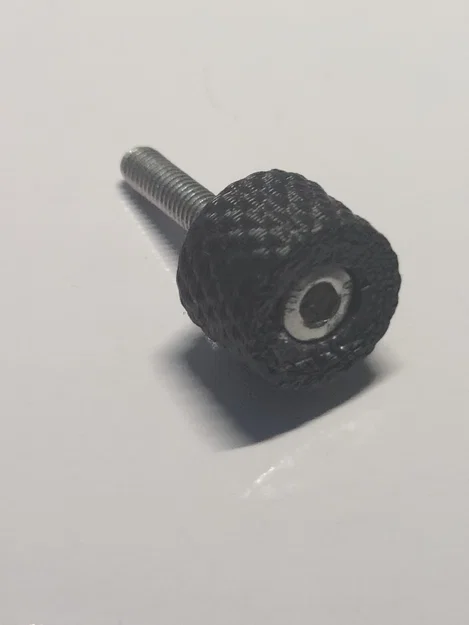Núm vặn có khía (Knurled Knob) cho ốc vít SHCS 3mm, 4mm, 5mm - Image 1