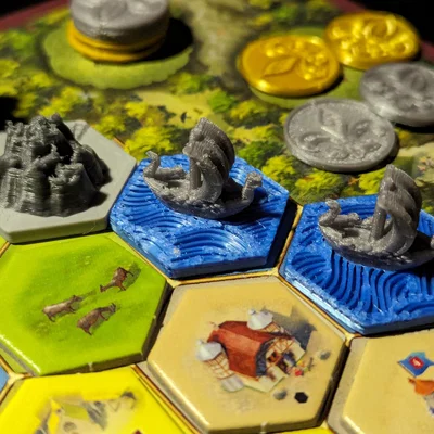 Tàu & Mỏ Castles of Burgundy (Castles of Burgundy Ships and Mines)