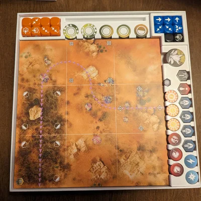 Khay token & dice (box insert) cho Horizon Zero Dawn: The Board Game