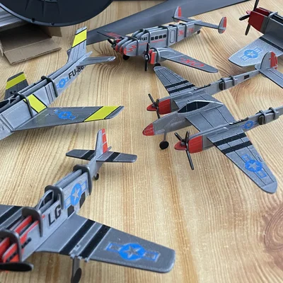 F-86 Sabre Kit Card – Bộ lắp ráp máy bay USAF